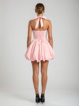 שמלת מיני סלסטין – ורוד תינוק