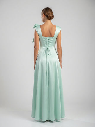 שמלת קשת עם נצנצים בצבע מנטה