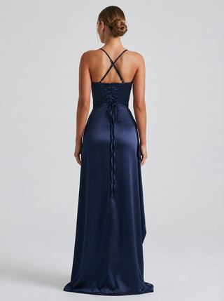 שמלת ולוריה – כחול כהה