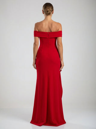 שמלת מרסלין – אדומה