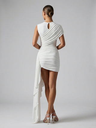 וילון וולורה מיני – לבן