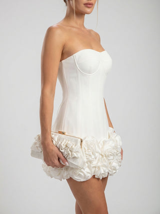 שמלת מיני מחוך עם קפלים של ויויאן