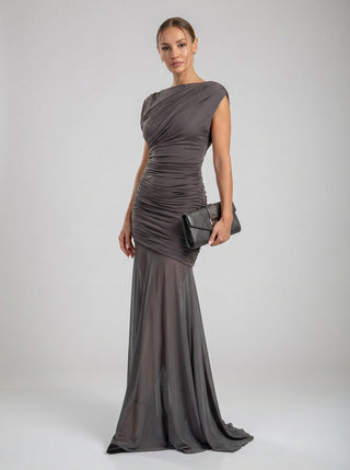 Aurelian Gown - Charcoal