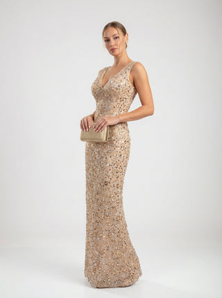 Lumière Sequin Column Gown