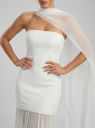 שמלת ערפל אורליה – שנהב