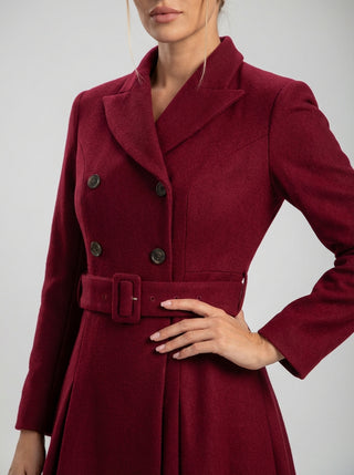 Isolde Double-Breasted Coat Dress