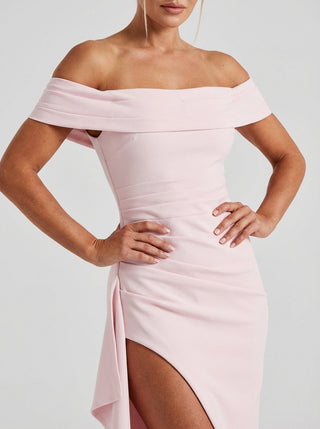 שמלות מרסלין – ורוד סמוק