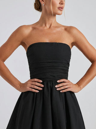 שמלת מיני אורורה - שחורה