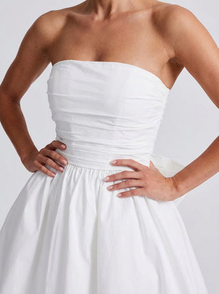 שמלת מיני אורורה — שנהב