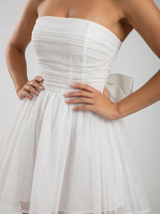 שמלת מיני אאורורה — נצנוץ שנהב