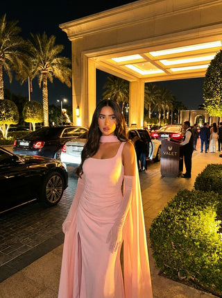 שמלת סלסטין – ורודה