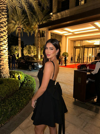 שמלת מיני אקליפסרה - שחורה