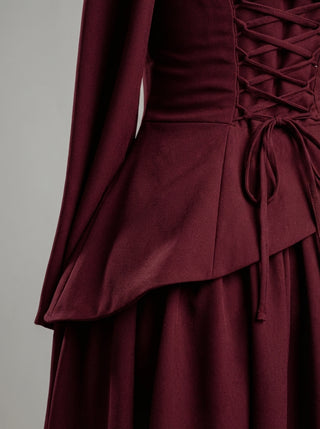 Seraphine Gown – Burgundy