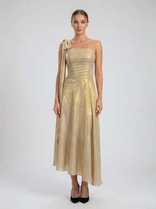 Aurelia One-Shoulder Luminous Gown