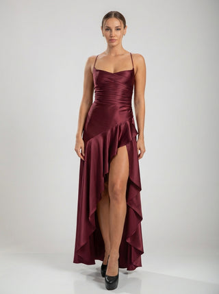 שמלות סולן קסקדה – לכה דובדבן