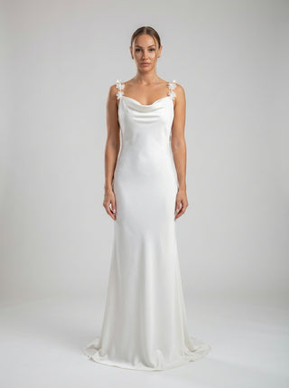 Élysée Floral Strap Gown