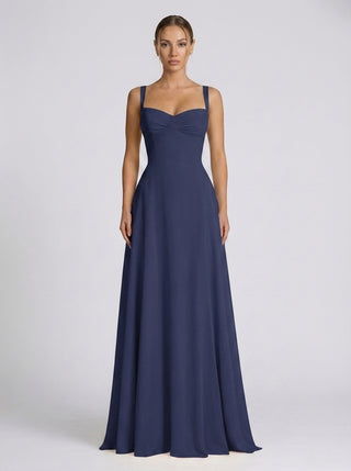 ELVIRA Soft Corset Flow Gown - Midnight Navy