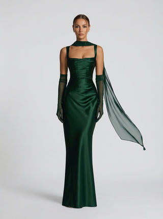 שמלות ריגליה – ירוק אמירלד