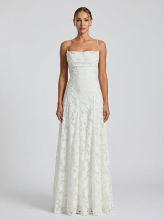 שמלות רוזלה – לבן שנהב