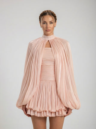 שמלת אירועים בצבע סומק - Thandi