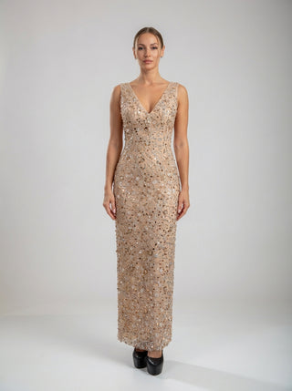 שמלות עמוד פייטים של לומייר