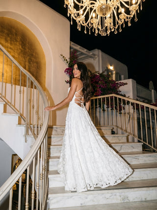 Roselle Gown – Ivory White