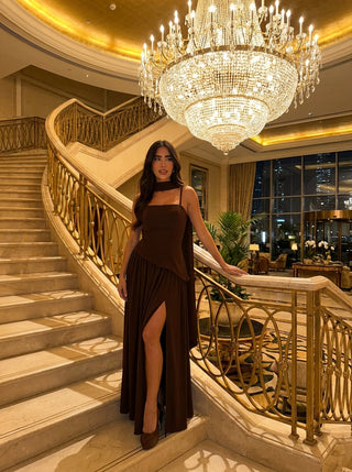 Seraphine Gown – Chocolate Brown