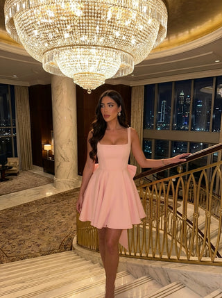 שמלת מיני אקליפסרה - ורודה