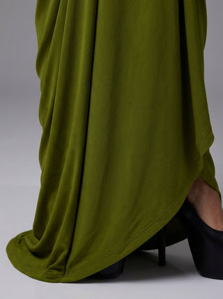 זורי – שמלת ערב בצבע זית