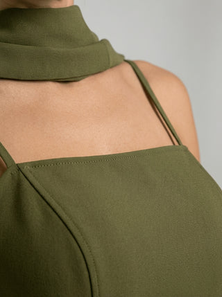 Seraphine Gown – Olive Green