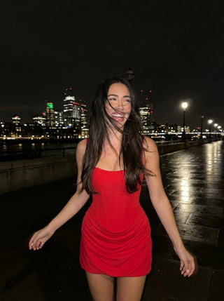 Cornelia Mini Dress - Red