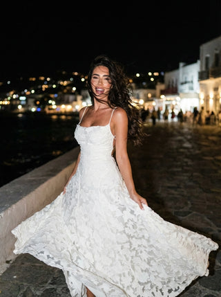 Roselle Gown – Ivory White