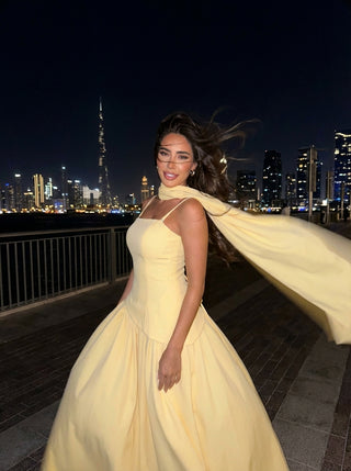 שמלות סרפין – צהוב סולֵי