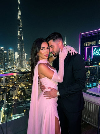 שמלת סלסטין – ורודה