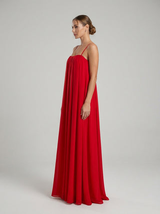 שמלת מקסי נוזלית של ולריה