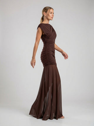 Aurelian Gown — Brown