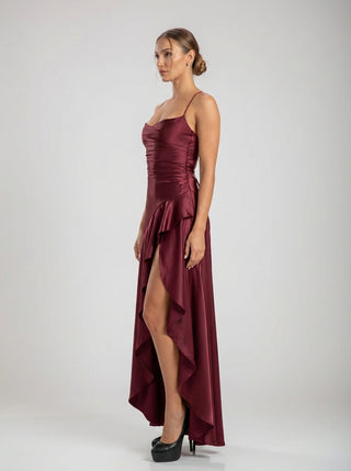 שמלות סולן קסקדה – לכה דובדבן