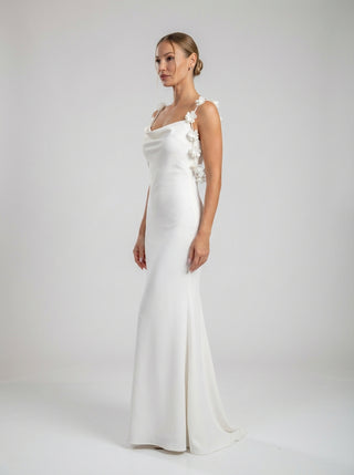 שמלות פרחונית עם רצועות אליזה