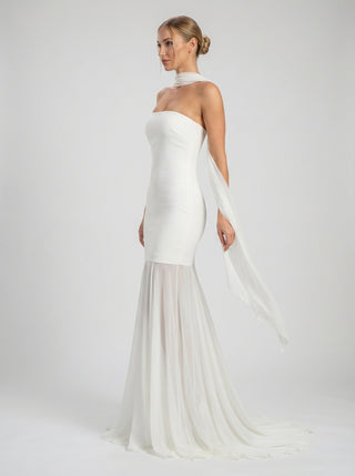 שמלת ערפל אורליה – שנהב