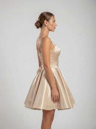 Margaux Satin Corset Mini Dress