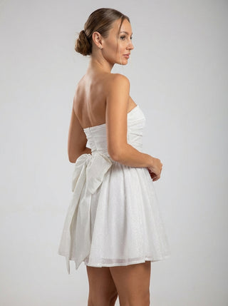 שמלת מיני אאורורה — נצנוץ שנהב