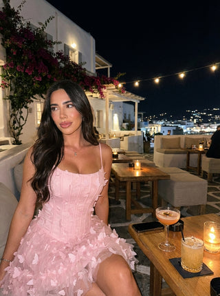 שמלת אירועים בצבע סומק - זורי