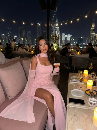 שמלת סלסטין – ורודה