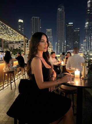 שמלת מיני אקליפסרה - שחורה