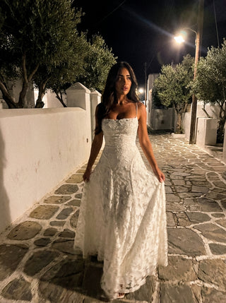 Roselle Gown – Ivory White