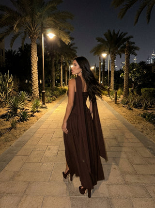 Seraphine Gown – Chocolate Brown
