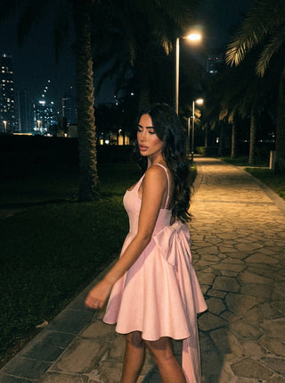 שמלת מיני אקליפסרה - ורודה