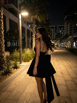 שמלת מיני אקליפסרה - שחורה